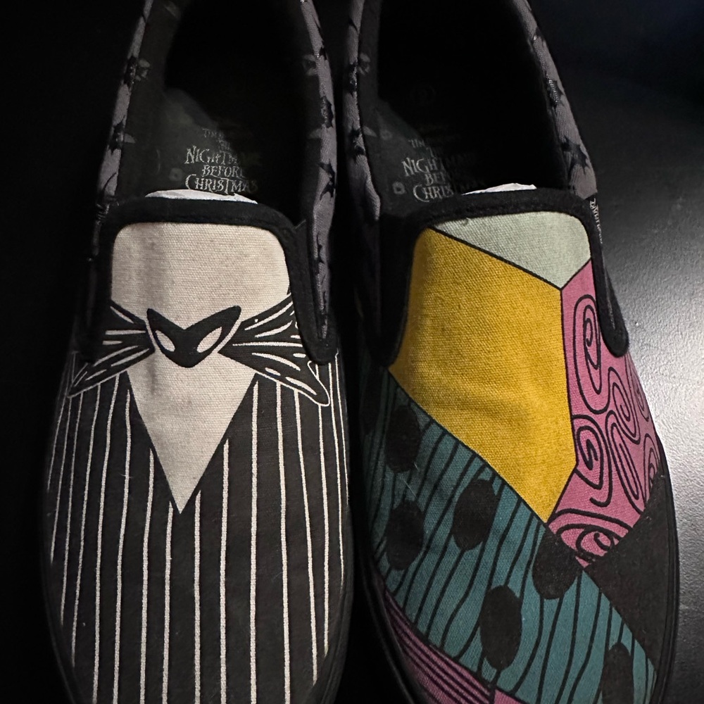 Nightmare Before Christmas Themed Slip-On Shoes